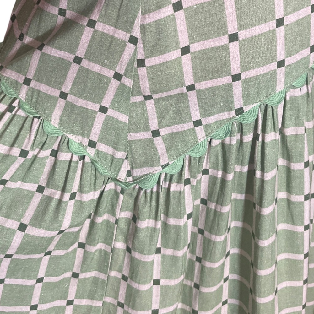 Taylor Tillman New York NWT Cotton and Linen Blend JOSEPHINE SKIRT Drop Waist - Picture 8 of 8